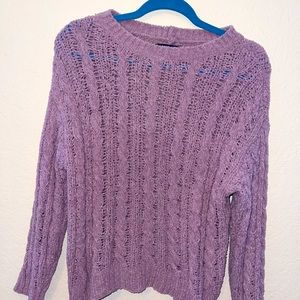 American Eagle super soft mauve pink sweater